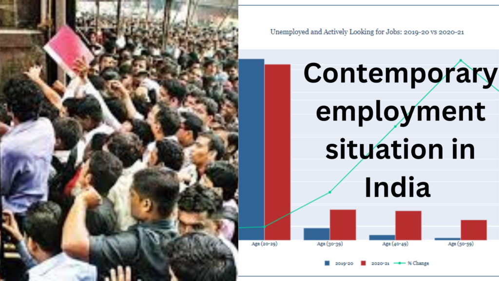 Contemporary employment situation in india